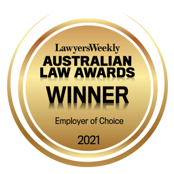 Lawyers Weekly Winner Employers of Choice 2021
