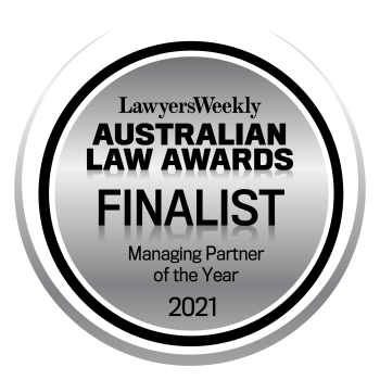 Finalist - Managing Partner of the Year (Peta Gray) – 2021 LW Australian Law Awards