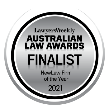 Finalist - Regional/Suburban Law Firm of the Year – 2021 LW Australian Law Awards